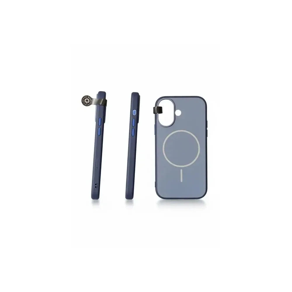 Coque Magsafe Matte Pour iPhone 17 Bleu - Tadamall 2
