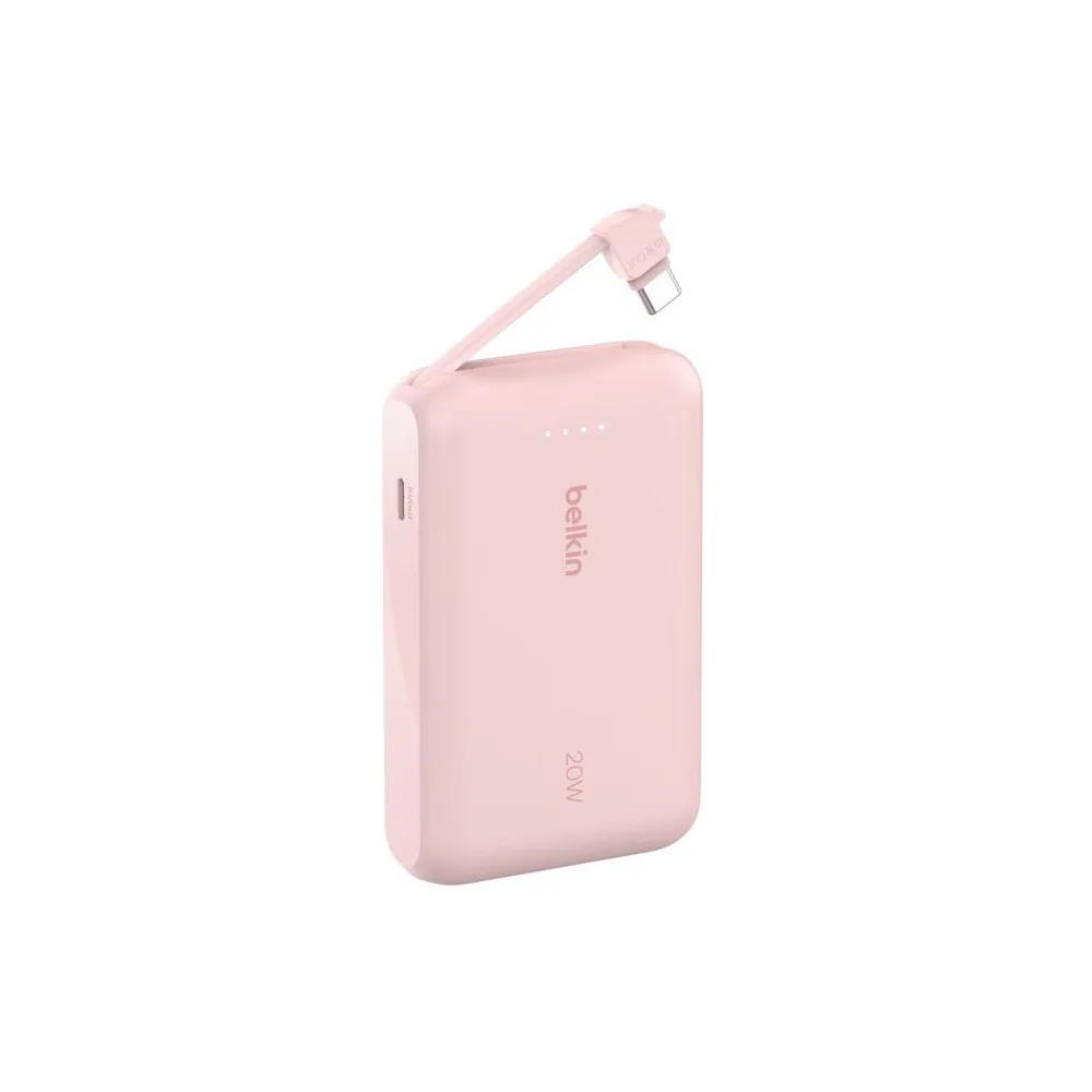 Power Bank 10K with Integrated Cable