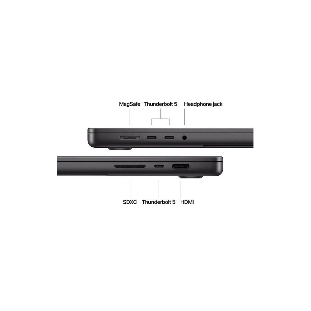 MacBook Pro 16" M4 Max 36 Go 1 To CPU 14 cœurs GPU 32 cœurs Noir Sidéral 4