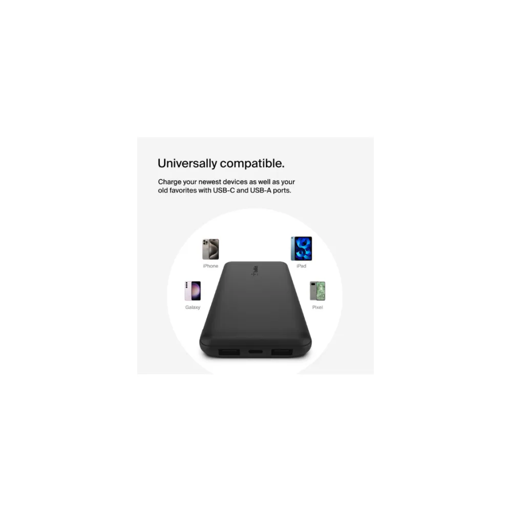 BoostCharge powerbank Belkin 10000mAh ports USB-A et USB-C 2