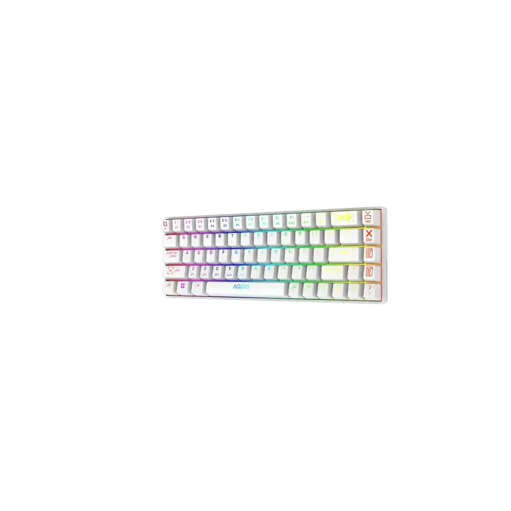 Clavier Gamer Mécanique AQIRYS MIRA RGB - Blanc