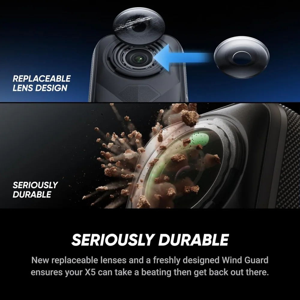 Insta360 X5 – Waterproof 8K 360° Action Camera 5