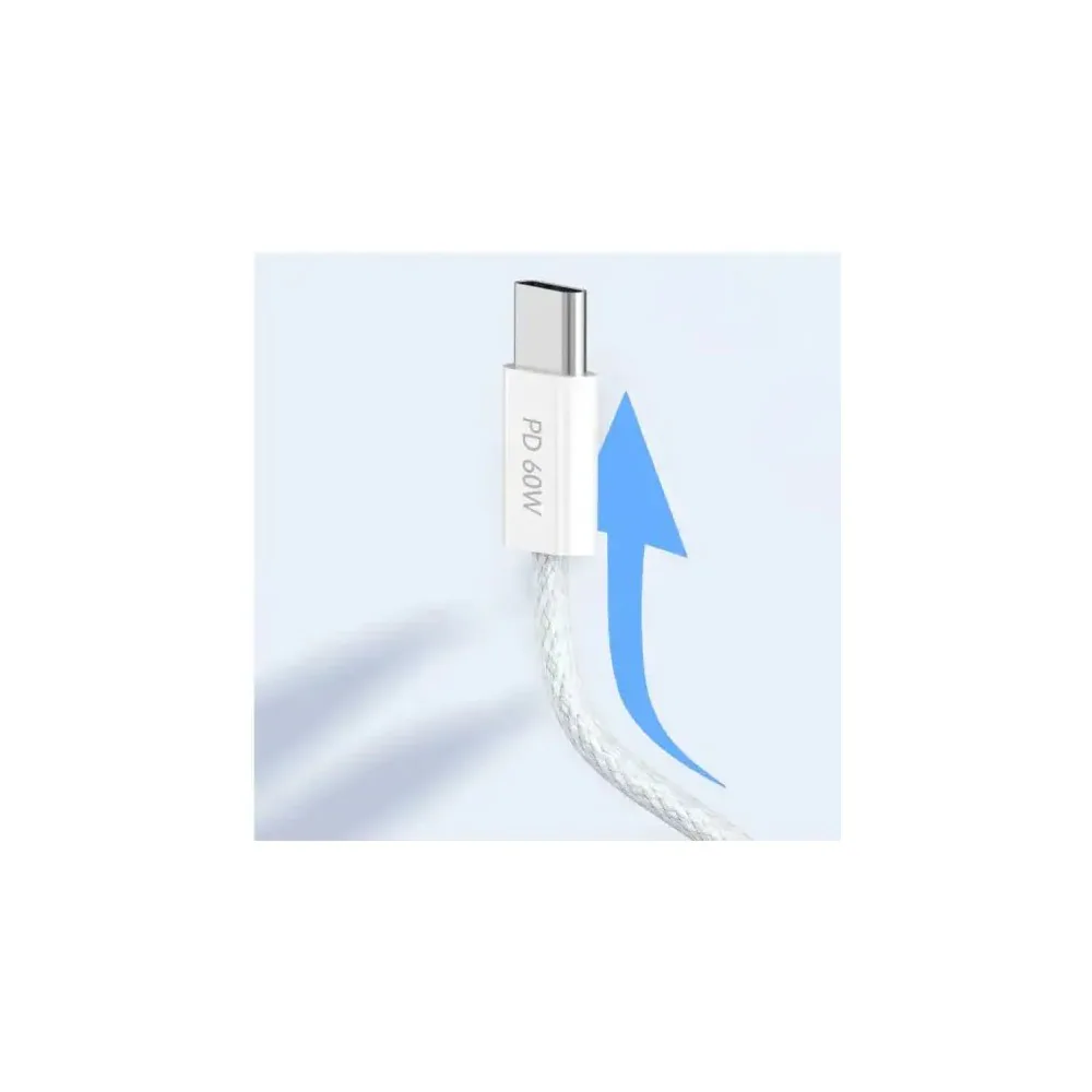 Cable USB-C ver USB-C 60W EC-190CC - Earldom